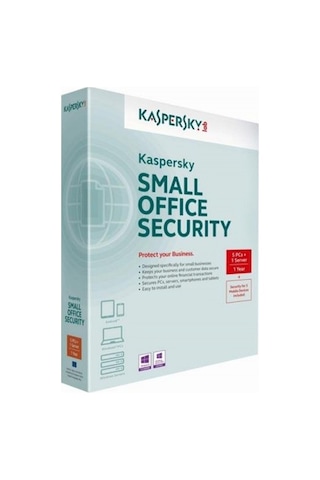Kaspersky SMALL OFFICE Security 1 Server + 5 User, 3 YIL, Kutulu Kaspersky SMALL OFFICE Security 1 Server + 5 User, 3 YIL, Kutulu