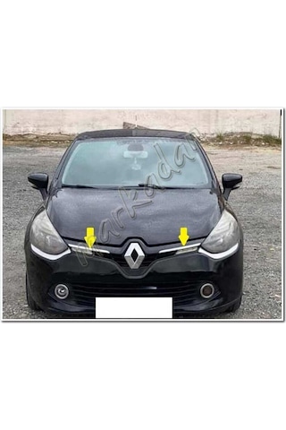DB Chrome Renault Clio 4 Ön Panjur Nikelajı 2012-2017 2 Parça P.Ç