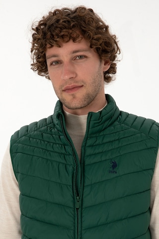 U.s. Polo Assn. Erkek Koyu Yeşil Yelek Dokuma 50312012-vr079 Koyu Yesıl