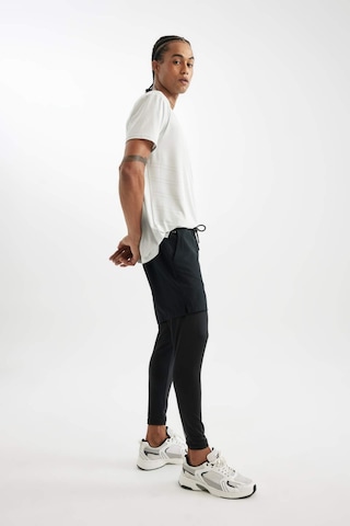 DeFactoFit Slim Fit Dar Kesim Sporcu Uzun Taytlı Dokuma Şort A9124AX24AUBK81