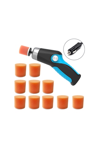 Lemestar Taşınabilir Araç Cilalama Makinesi - 60w Güçlü, 10 Sünger Hediyeli, Hızlı Parlatma Ve Çizik Onarım