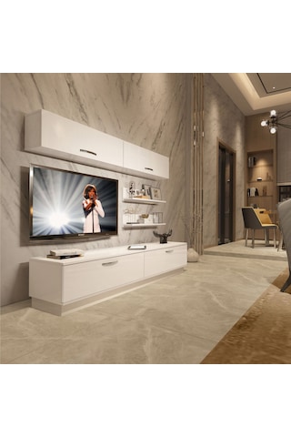 Decoraktiv Eko 5b Slm Std Tv Ünitesi Tv Sehpası Beyaz