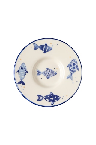 Madame Coco Luxe Poisson 6'lı Çay Tabağı Seti Cayt000000000713x13x2 Cm-mavi