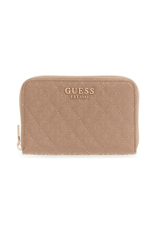 Guess Isemay Patent Look Kadın Cüzdan Swgg9628140 Bej