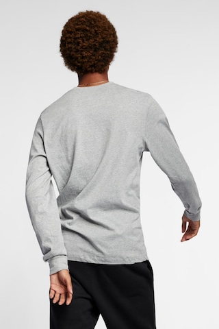 Nike Nsw Club Tee Erkek Uzun Kollu Spor Tişört Gri