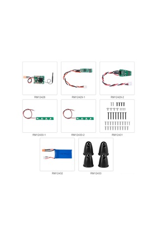Folinda Xk X450 Rc Uçak İçin Yer Değiştirme Motoru - 7.4v 2000kv Arttırılmış Versiyon, Motor Kapağı Ve Mil Dahil