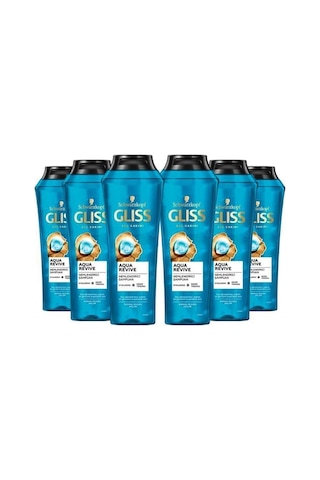 Aqua Revive Hyaluron Ve Deniz Yosunu Içeren Nemlendirici Şampuan 400 Ml X 6 Adet