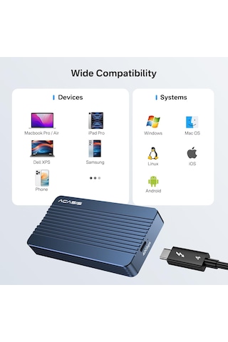 Acasis TBU405AIR Thunderbolt 4 Disk Kutusu