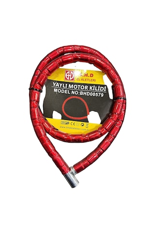 Yaylı Motor Kilidi 150cm Kırmızı