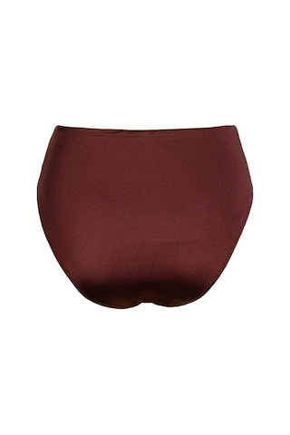 Endeep Kadın High Leg Yüksek Bel Bordo Bikini Altı-bordo Bordo