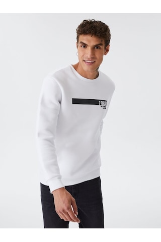 LOFT Regular Fit Erkek Sweatshirt Lf2030835 Q1.v1 Beyaz