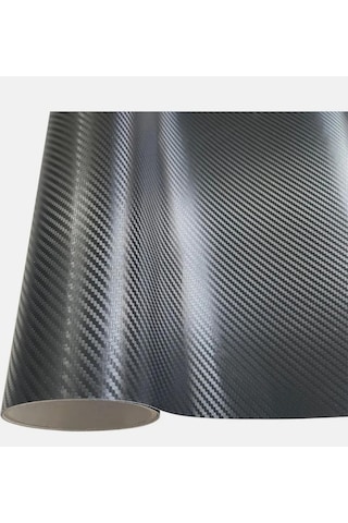 3d Siyah Tırtıklı Desen Hava Kanallı Dayanıklı Karbon Folyo 20cmx152cm