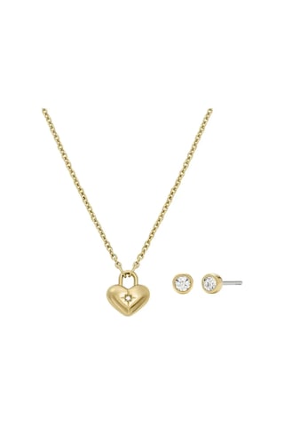 Fossıl Jf04881set Gold Kolye