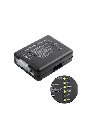 Wozlo Power Suply Arıza Tespit Cihazı Power Test 20/24 Pin Için Psu Atx
