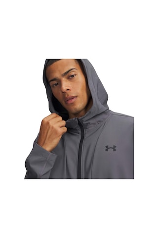 Under Armour Unstoppable Woven Erkek Gri Kapüşonlu Ceket