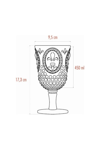 Akrilik Pembe Tekli Kadeh & Su Meşrubat Kahve Yanı Bardağı 450 Ml Cam Değildir Pembe