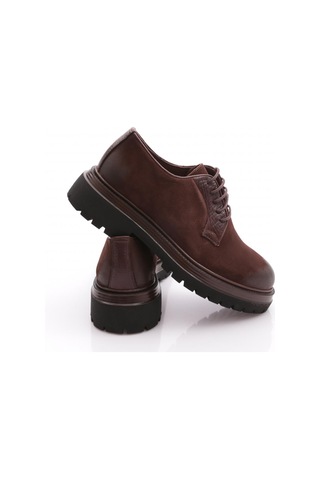 Dgn 9945 Erkek Comfort Ayakkabi Kahve Nubuk Kahve
