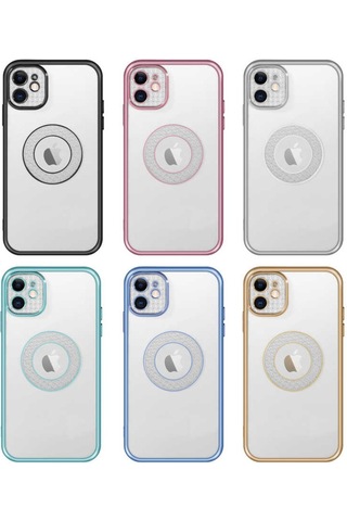Apple Uyumlu  iPhone 12 Kılıf Kamera Korumalı Logo Gösteren Zore Esta Ka (551171760)