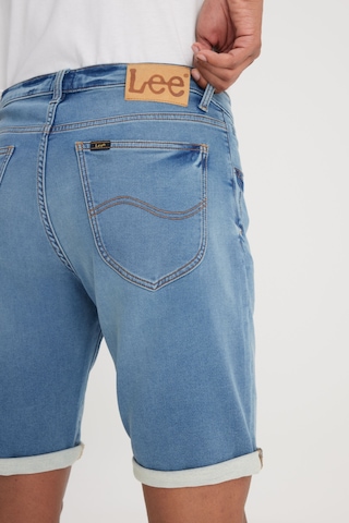 Lee Slim Fit Dar Kesim Yüksek Bel Erkek Jean Şort L241079xt Mavi