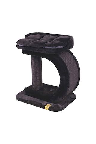 M-pets Panther Premium Dehlia Tırmalama Tahtalı Kedi Ağacı Siyah 60x40x63,5 Cm 244-54014.01