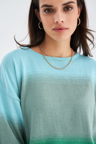 Peraluna SİRİ BLOUSE & SHORTS Yazlık Triko Kadın Şort Takım Nil Y Nil Yeşili