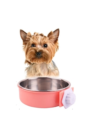 Cbtx Evcil Hayvan Besleyici Paslanmaz Çelik Köpek Kedi Kase Asılı Sabit