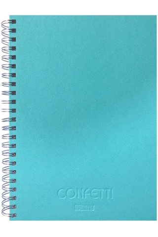 Özgün Confetti A4 Sert Kapak Spiralli Defter 180 Yp. Çizgili