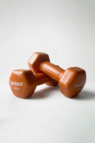 Proforce Vdb Dışı Vinil Kaplı Içi Çelik Döküm Ağırlık Dambıl Kırmızı 8 KG