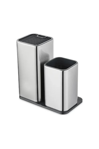 Wezone Stokeleme Kutusu İle Çelik Bıçak Tutucu, Ev Ofis Mutfak Gereci, Çeşitli Gereçleri Saklamak İçin Serbest Takılabilir Tasarım Diğer