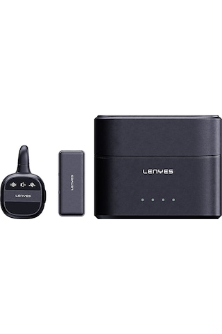 Lenyes Lm209 Lightning Portlu Kablosuz Yaka Mikrofonu Siyah