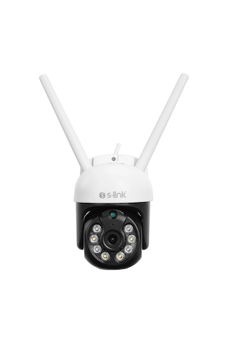 S-lınk Sl-ptz01 Akıllı Güvenlik Kamerası Wifi 3mpix 28mm Lens 25m. Gece Görüşü Hareket Algılama İki