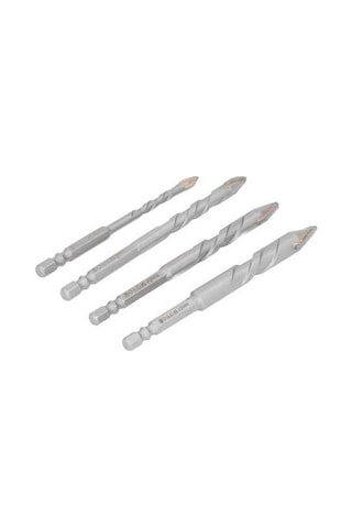 Besthome1 4'lü Sert Metal Matkap Ucu Seti - Cam, Seramik, Fayans İçin Yüksek Hassasiyetli Delme Aletleri