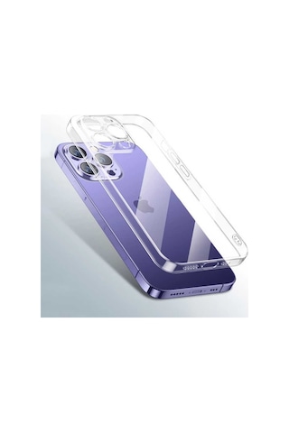 Zore Apple iPhone 13 Pro Uyumlu Şeffaf Sert Pc Omsy Vayt Kılıf-renksiz