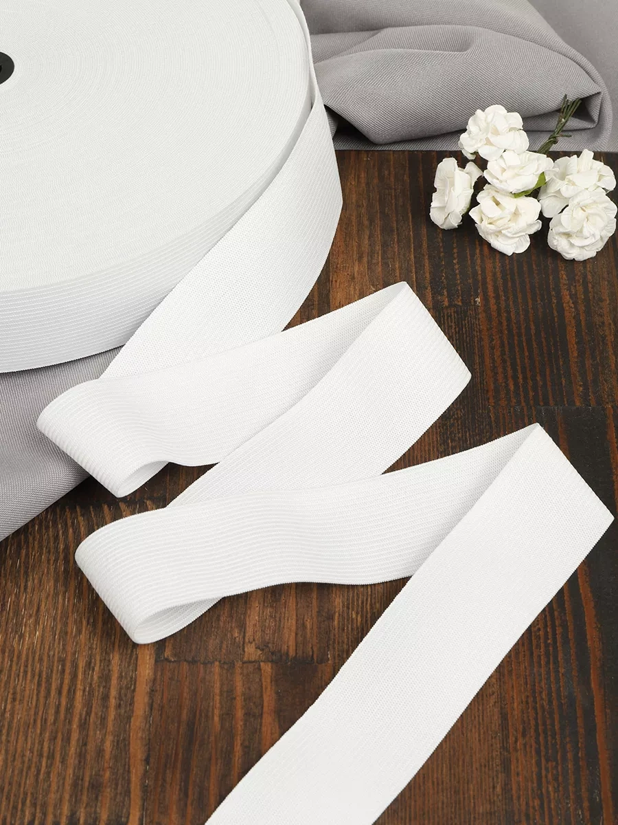 Tby Dikiş İçin Işık Örgülü İç Çamaşırı Lastiği 30mm 50m 219892050