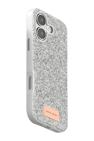 Sptmgldı Onegif Apple Apple iPhone Uyumlu  17 Bright Simli Kapak - Beyaz