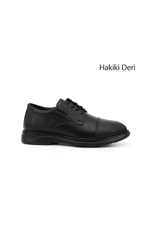 Gönderi(R) Gönderi R Erkek Siyah Bağcıklı Hakiki Deri Klasik Ayakkabı Ddma82242616 Siyah
