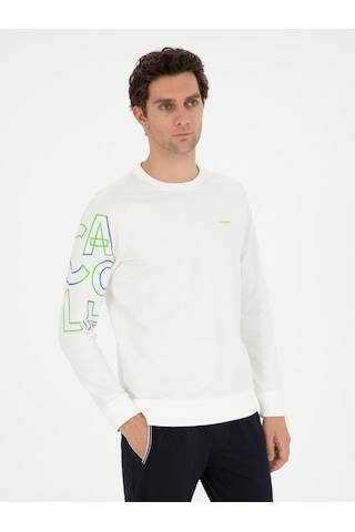 Cacharel Erkek Beyaz Sweatshirt 50284566-vr013