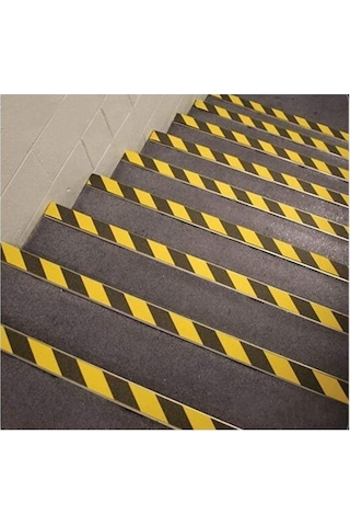 Bay-Tec Mk0842 Kaydırmaz Zemin Bandı Sarı-Siyah 25Mmx15Mt (552852204)