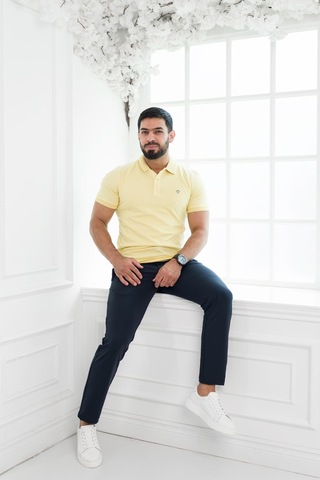 Paul Martin Polo Yaka Regular Fit T-Shirt Sarı