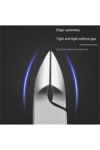 Shineyee Pembeleşme Ve Tırnak Kenarı Kırıkları Kaldıran Profesyonel Paslanmaz Çelik Tırnak Budama Makası - D501 Modeli