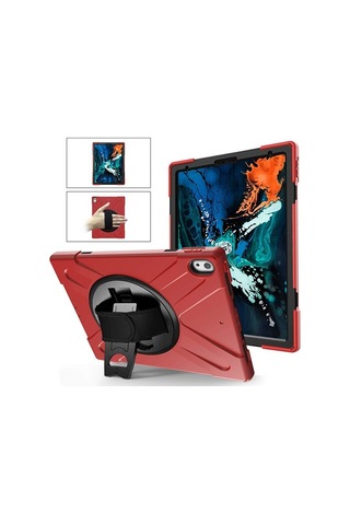Duxweel Apple Uyumlu iPad Pro 12.9 3 Katmanlı Standlı Zırh Kılıf