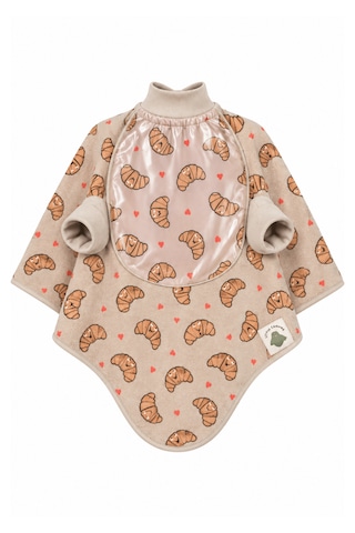 Reyo 6 Ay-6 Yaş Silinebilir, Uzun Kollu Bebek Mama Önlüğü, Çocuk Aktivite Önlüğü, Pamuklu,su Geçirmez - Kruvasan