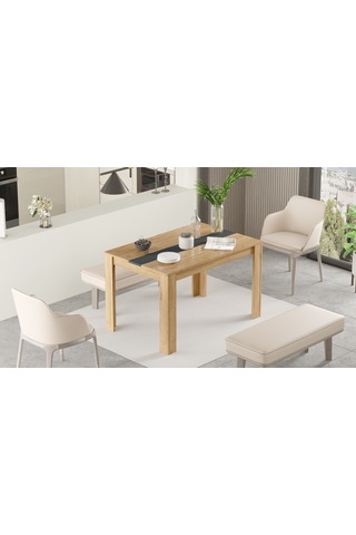 Robin Home Lena Yemek Masası 120x80 Sepet-antrasit