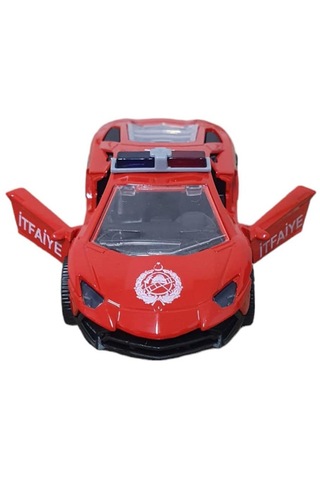 Çek Bırak Metal Araba Lamborgini - İtfaiye