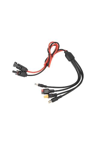 Dianziye Güneş Paneli Bağlantı Kablosu Mc4'den Dc5521/7909/xt60/anderson'a 30a Güvenli Şarj Uzatma Kablosu 1m Ip68 Dayanıklı