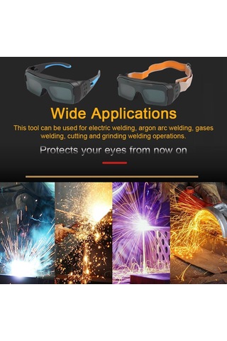 Jokmae Güneş Enerjili Otomatik Kararan Kaynak Gözlüğü - Uv Kalkanlı, Hızlı Adaptif Pratik Aksesuar
