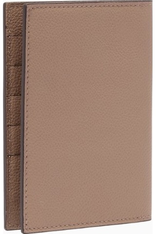 Montroi Grain Leather Passport Cover Lüks Deri Pasaport Kılıfı, Kart Gözlü Cüzdan Kahverengi