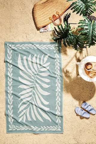 Özdilek Boho Leaf Plaj Havlusu 90x150 -yeşil Özdilek Boho Leaf Plaj Havlusu 90x150 -yeşil