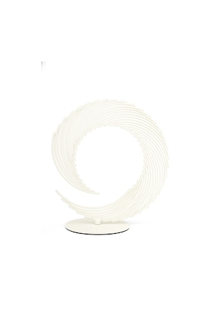 Begüsa Bakü Metal Aksesuar Biblo 35 Cm Beyaz