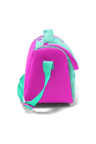 Coral High Kids Su Yeşili Neon Pembe Flamingo Desenli Thermo Beslenme Çantası 11804